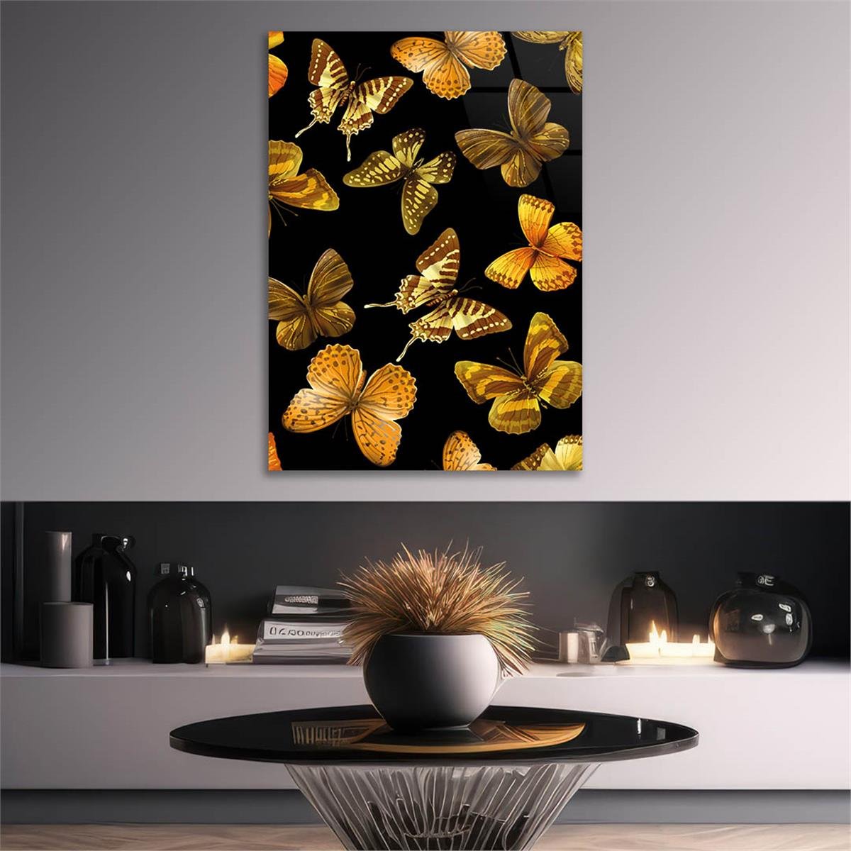 Tempered Glasss Wall Arts Art-Themed