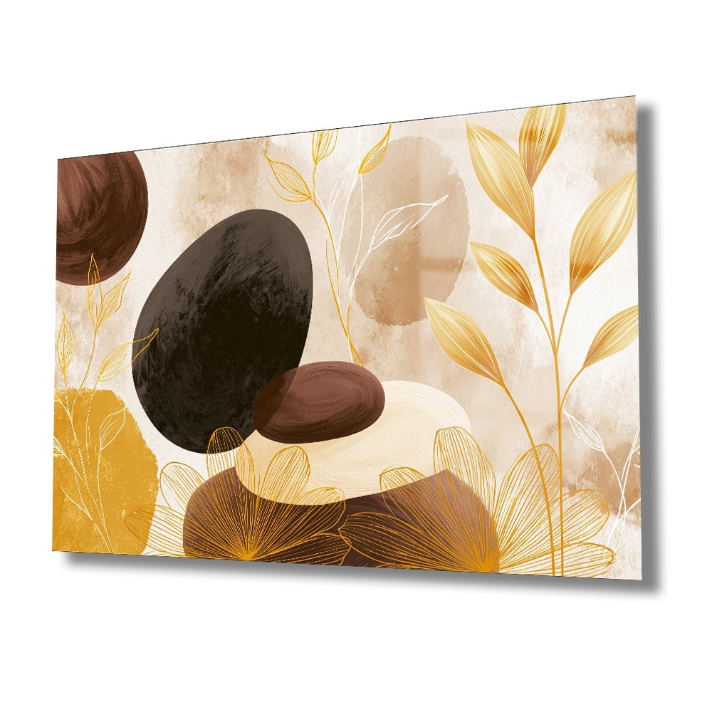 Horizontal Art-Themed Tempered Glass Wall Art 578
