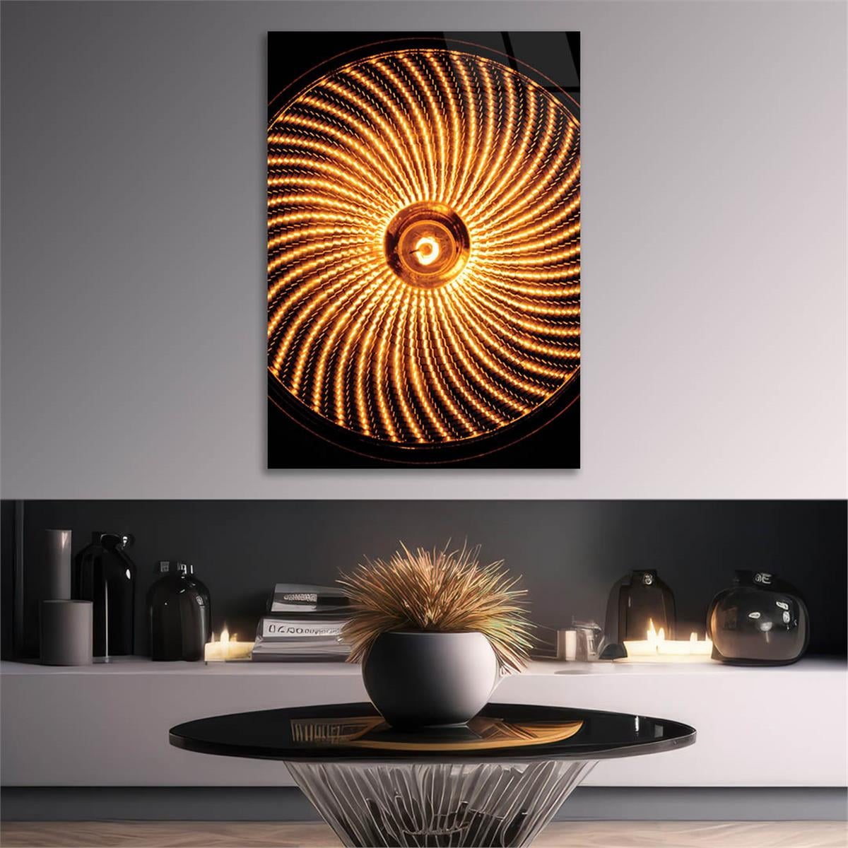 Tempered Glasss Wall Arts Art-Themed