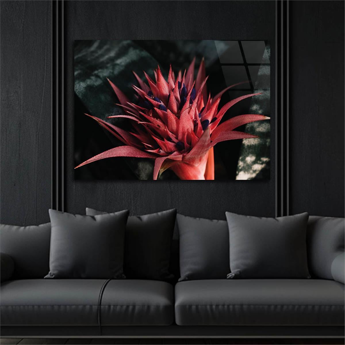 Horizontal Natured-Themed Tempered Glass Wall Art 322