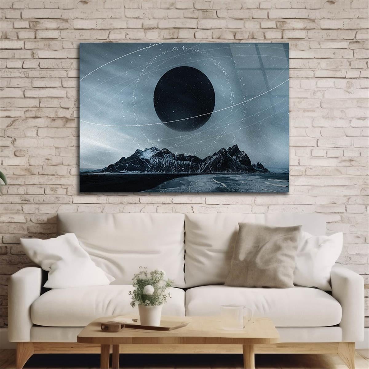 Horizontal Art-Themed Tempered Glass Wall Art 268
