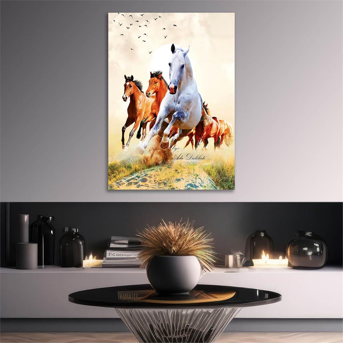 Tempered Glasss Wall Arts Art-Themed