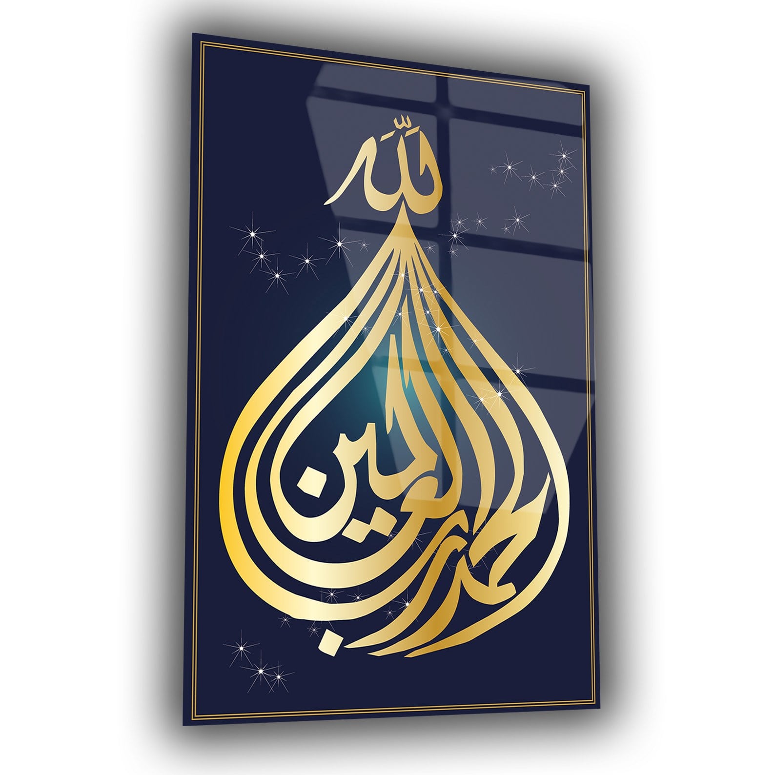 لوح زجاجي ديني