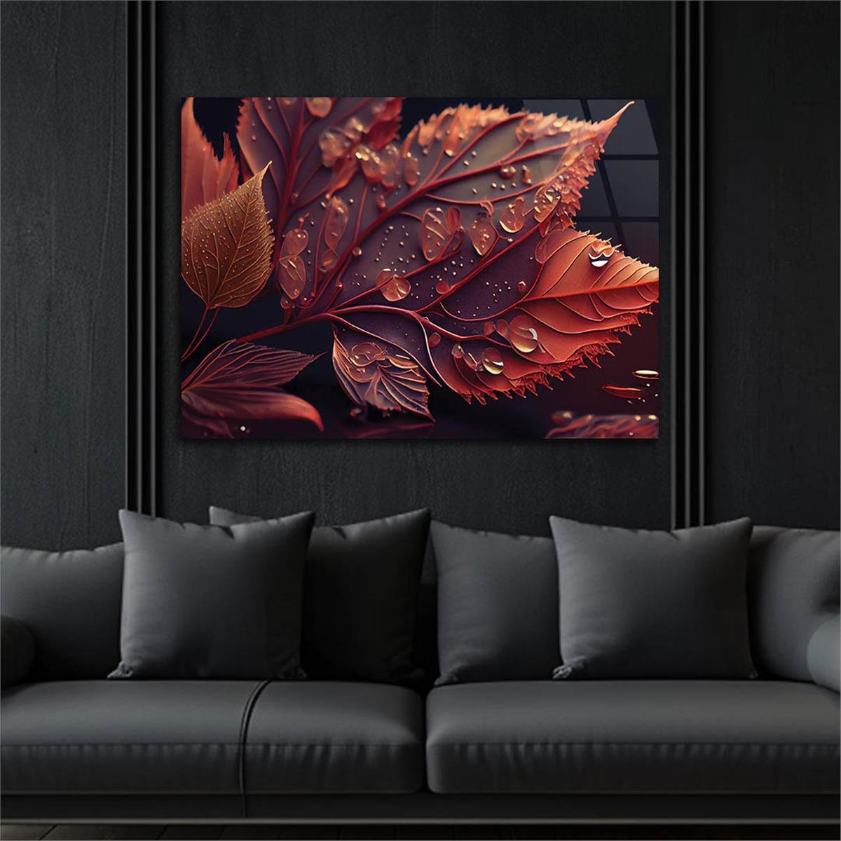 Horizontal Art-Themed Tempered Glass Wall Art 315