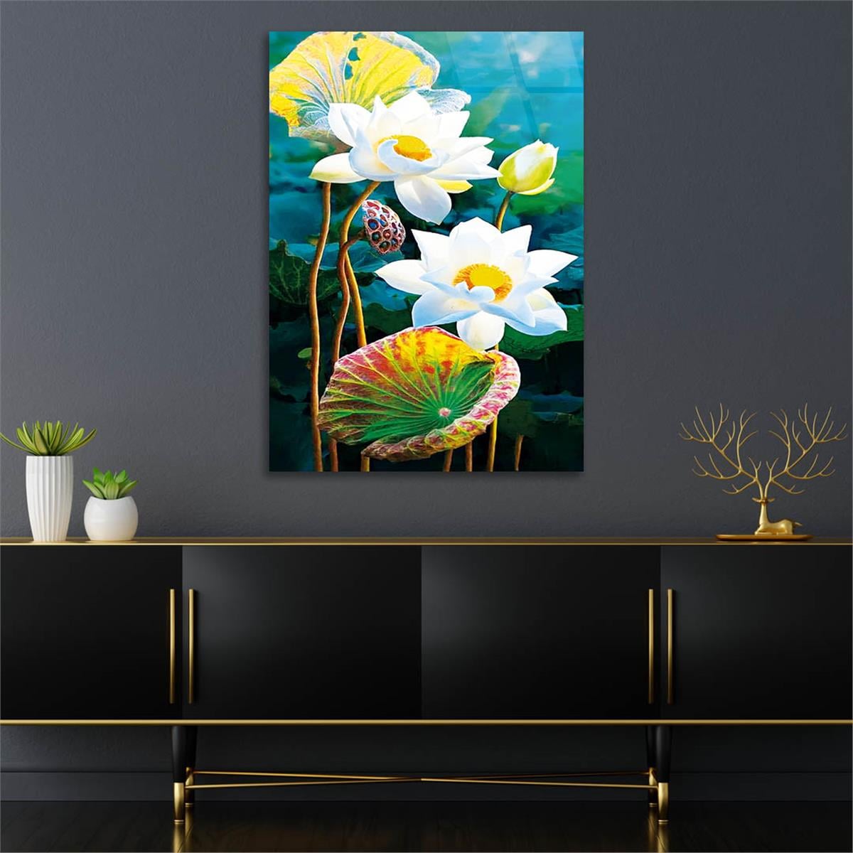 Tempered Glasss Wall Arts Art-Themed