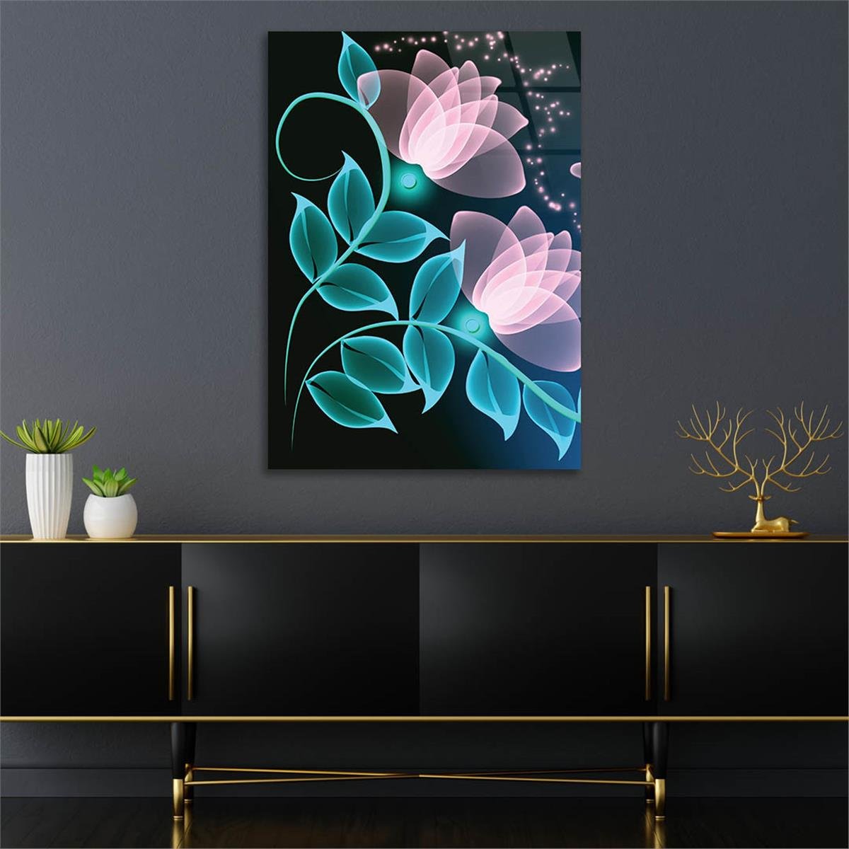 Tempered Glasss Wall Arts Art-Themed