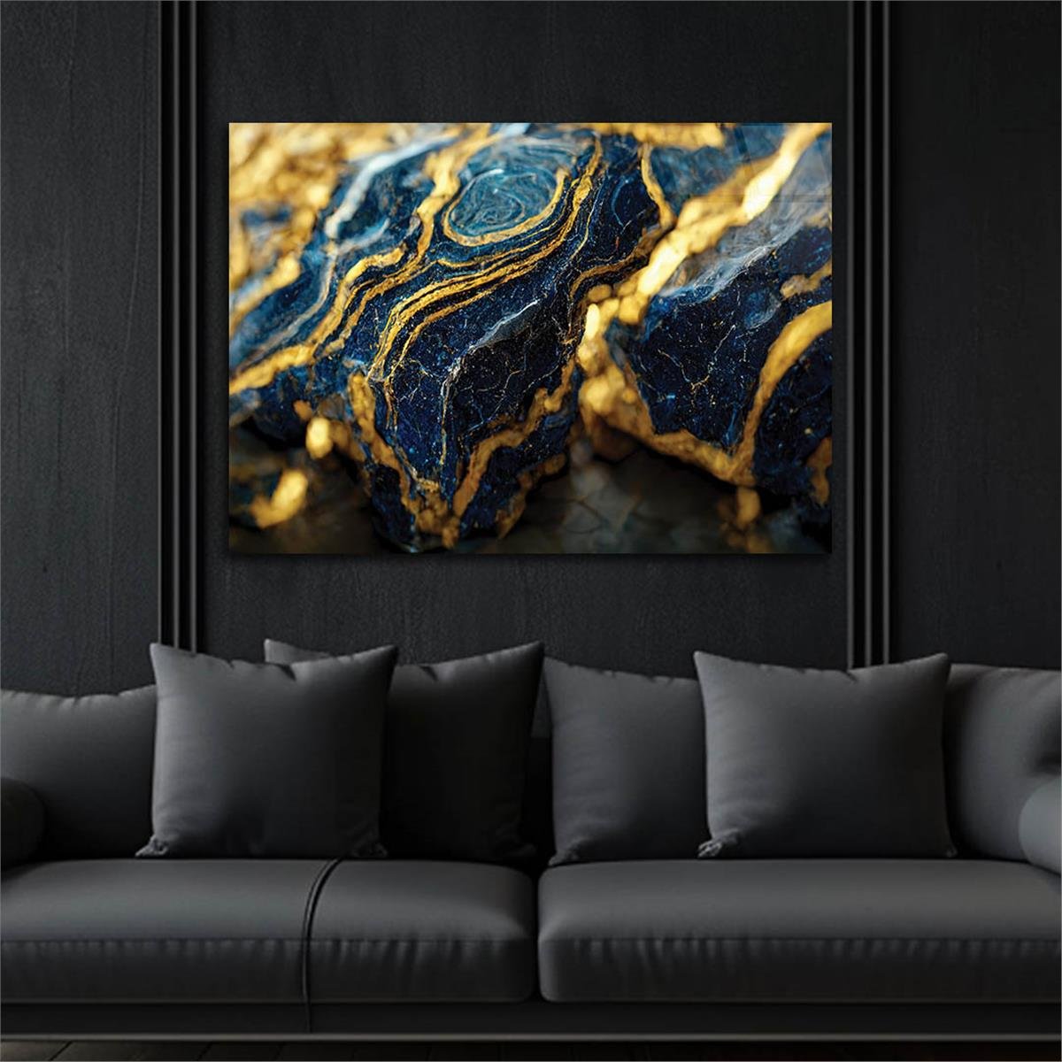 Horizontal Art-Themed Tempered Glass Wall Art 327