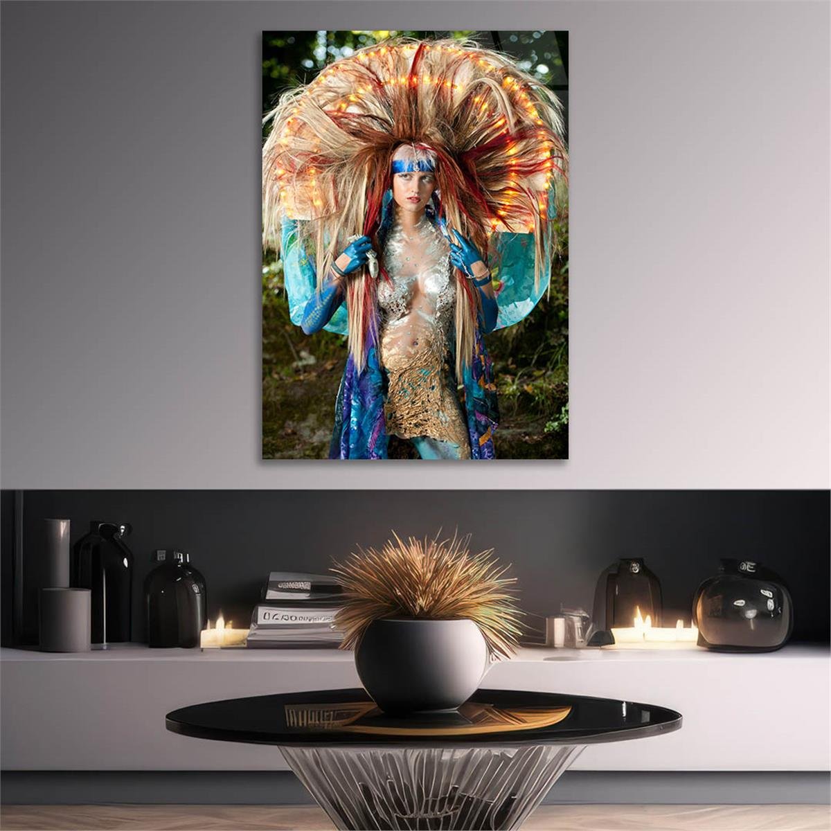 Tempered Glasss Wall Arts Art-Themed