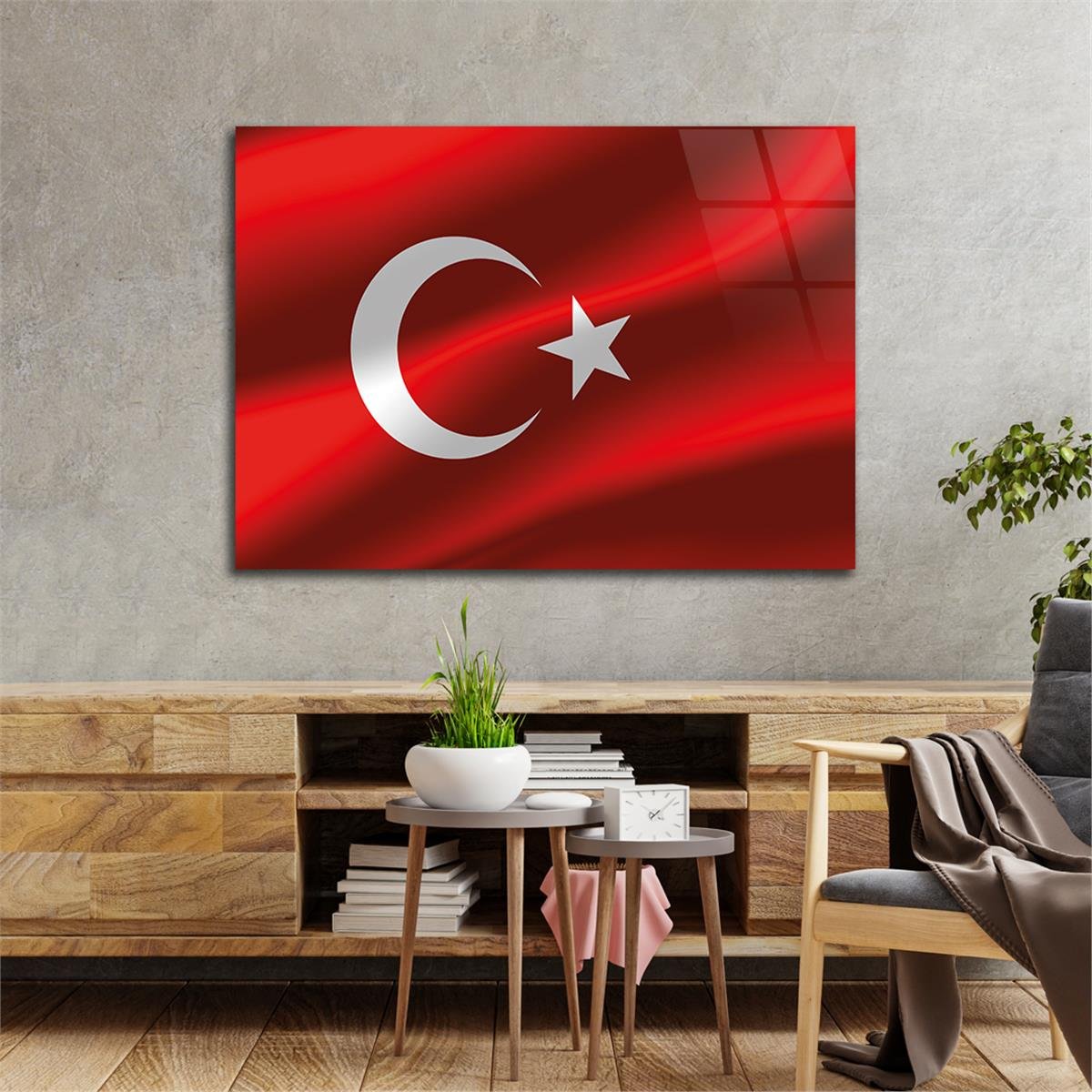 Horizontal National-Themed Tempered Glass Wall Art 67