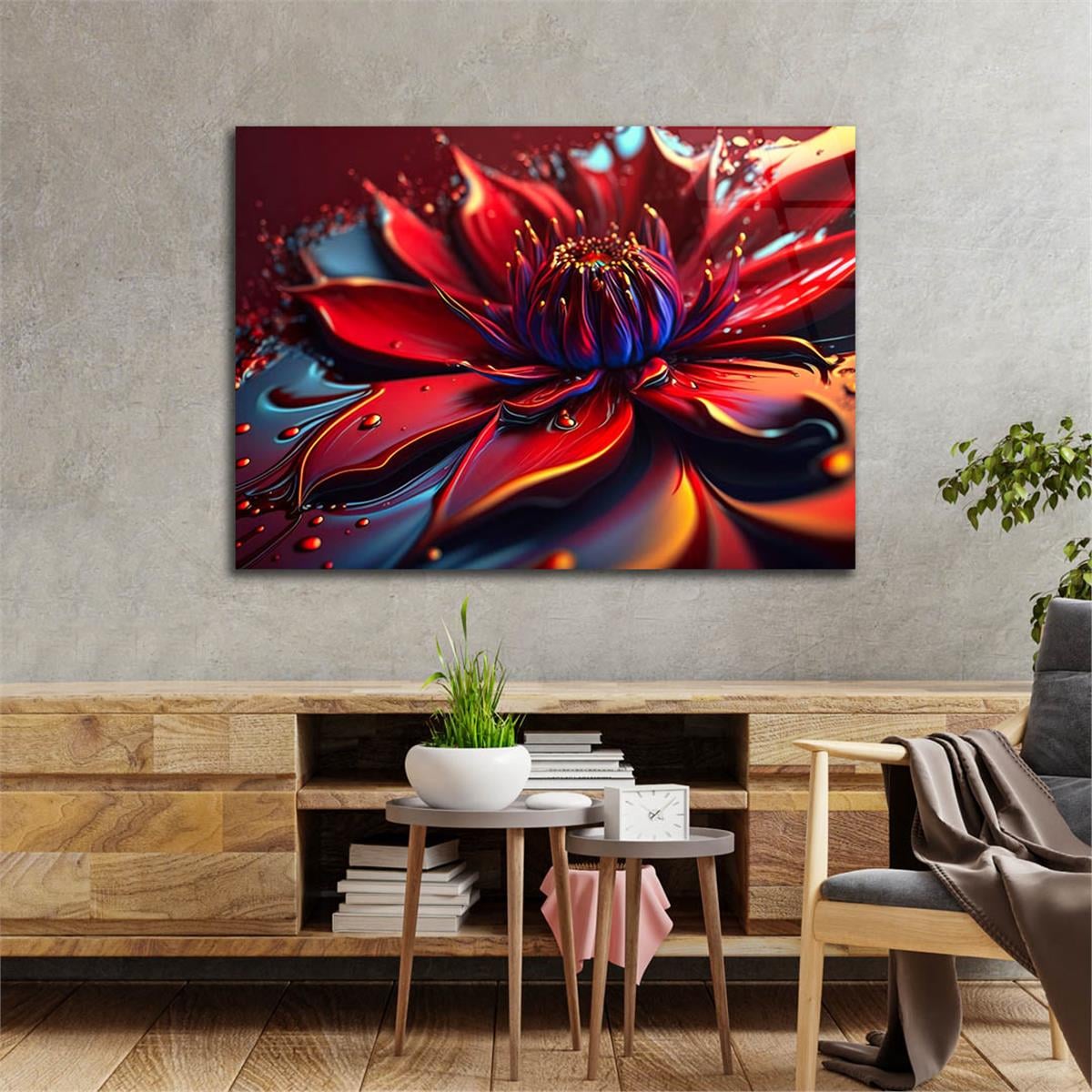 Sanat Temalı Cam Tablo 446