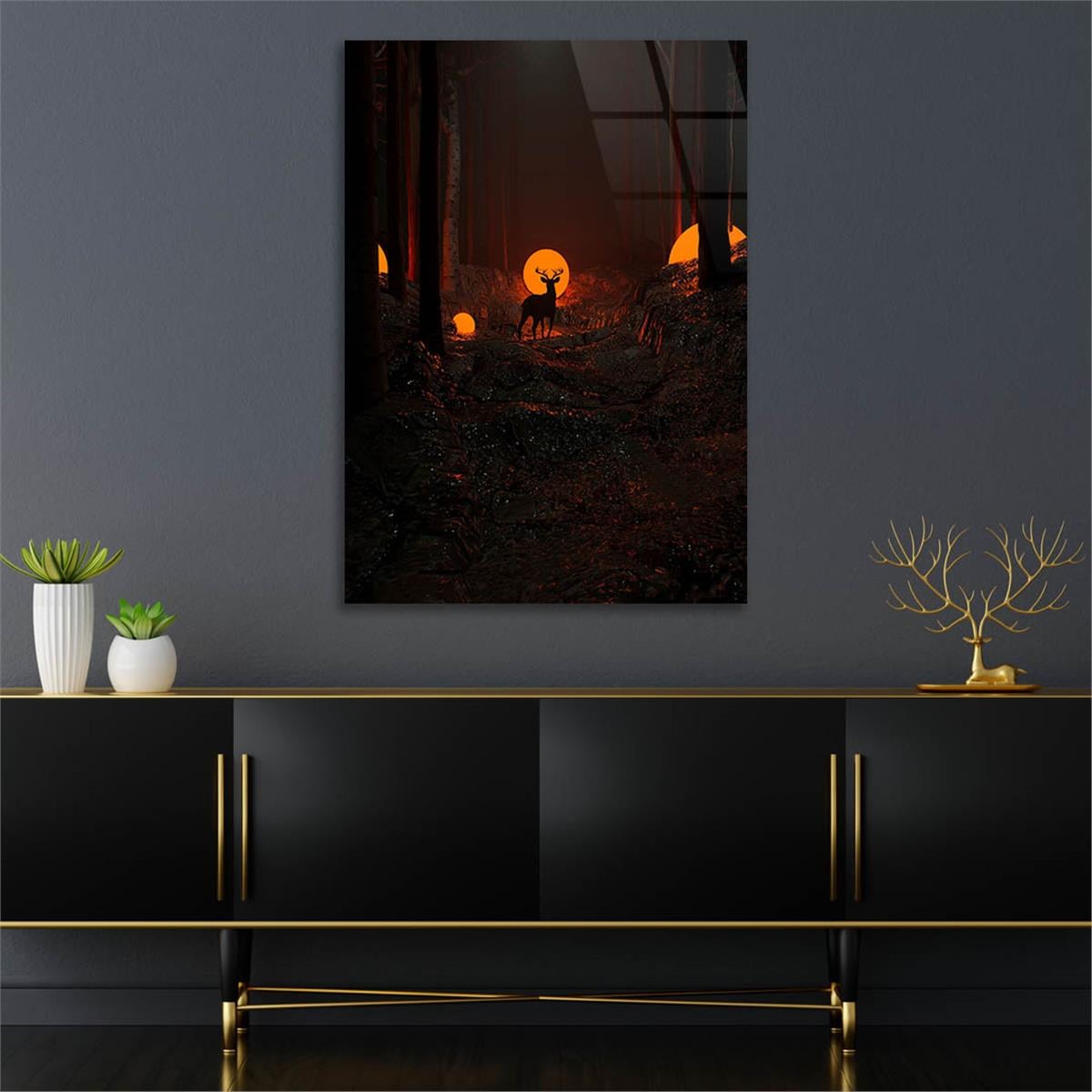 Tempered Glasss Wall Arts Art-Themed