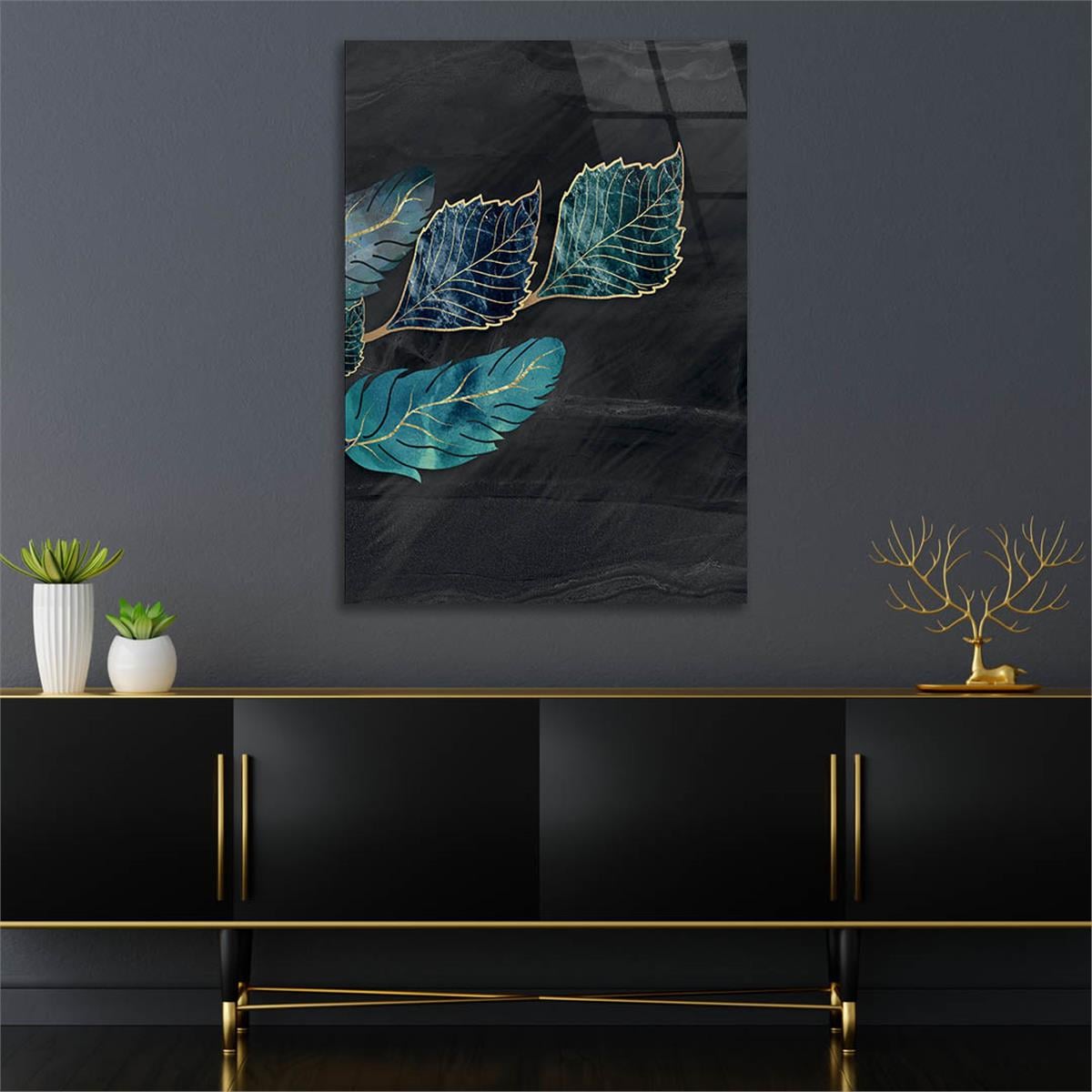 Vertical Tempered Glasss Wall Arts Art-Themed230