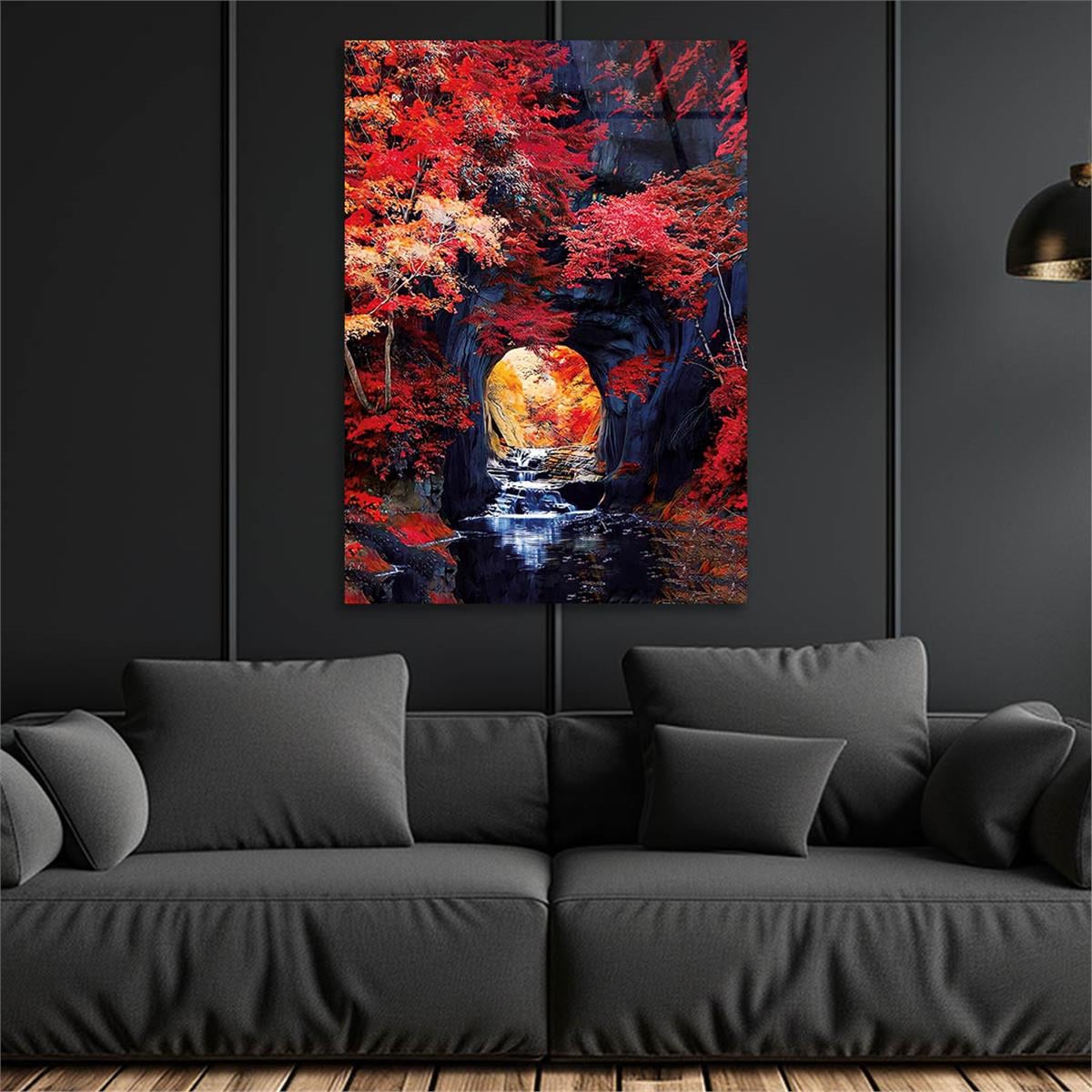 Tempered Glasss Wall Arts Art-Themed