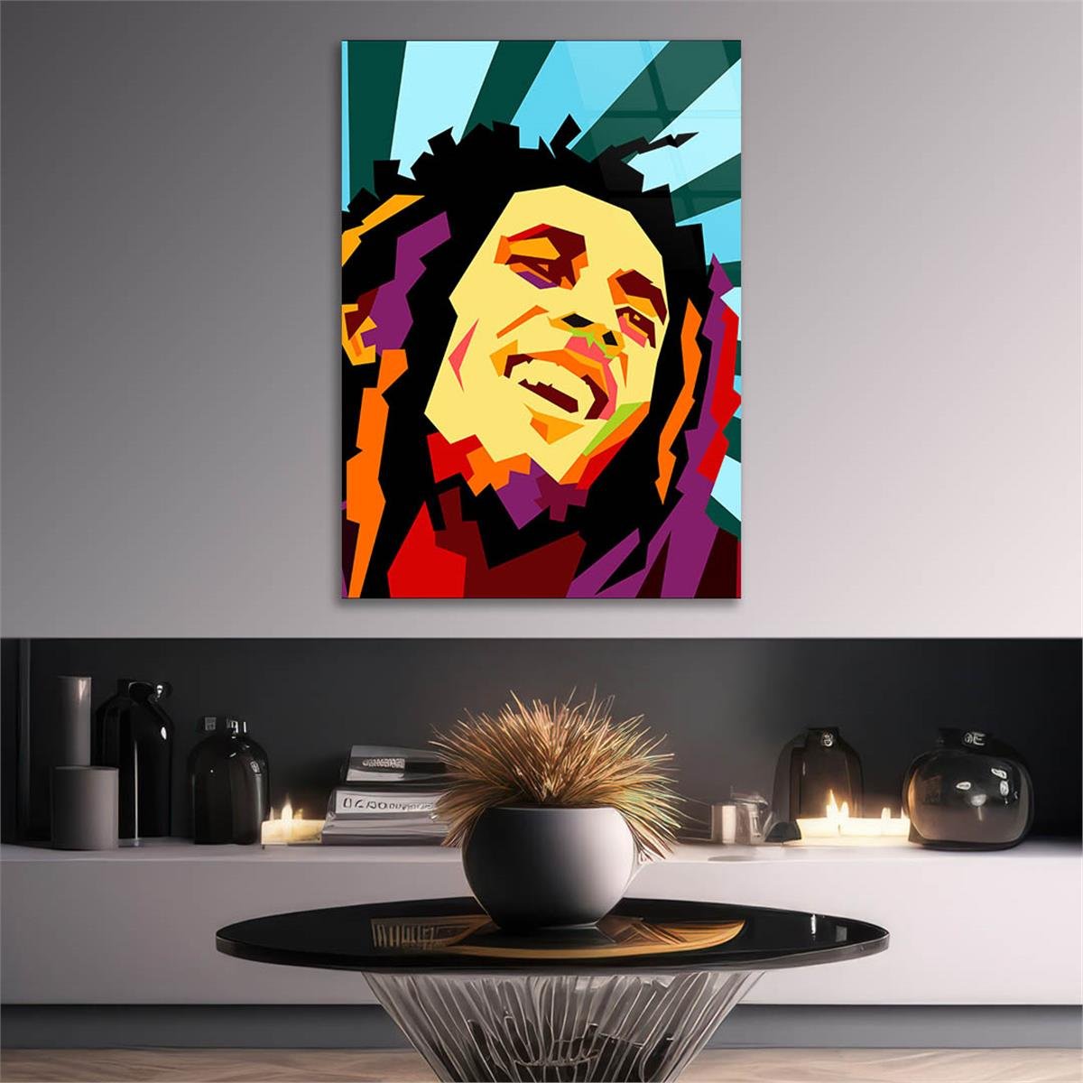 Tempered Glasss Wall Arts Art-Themed