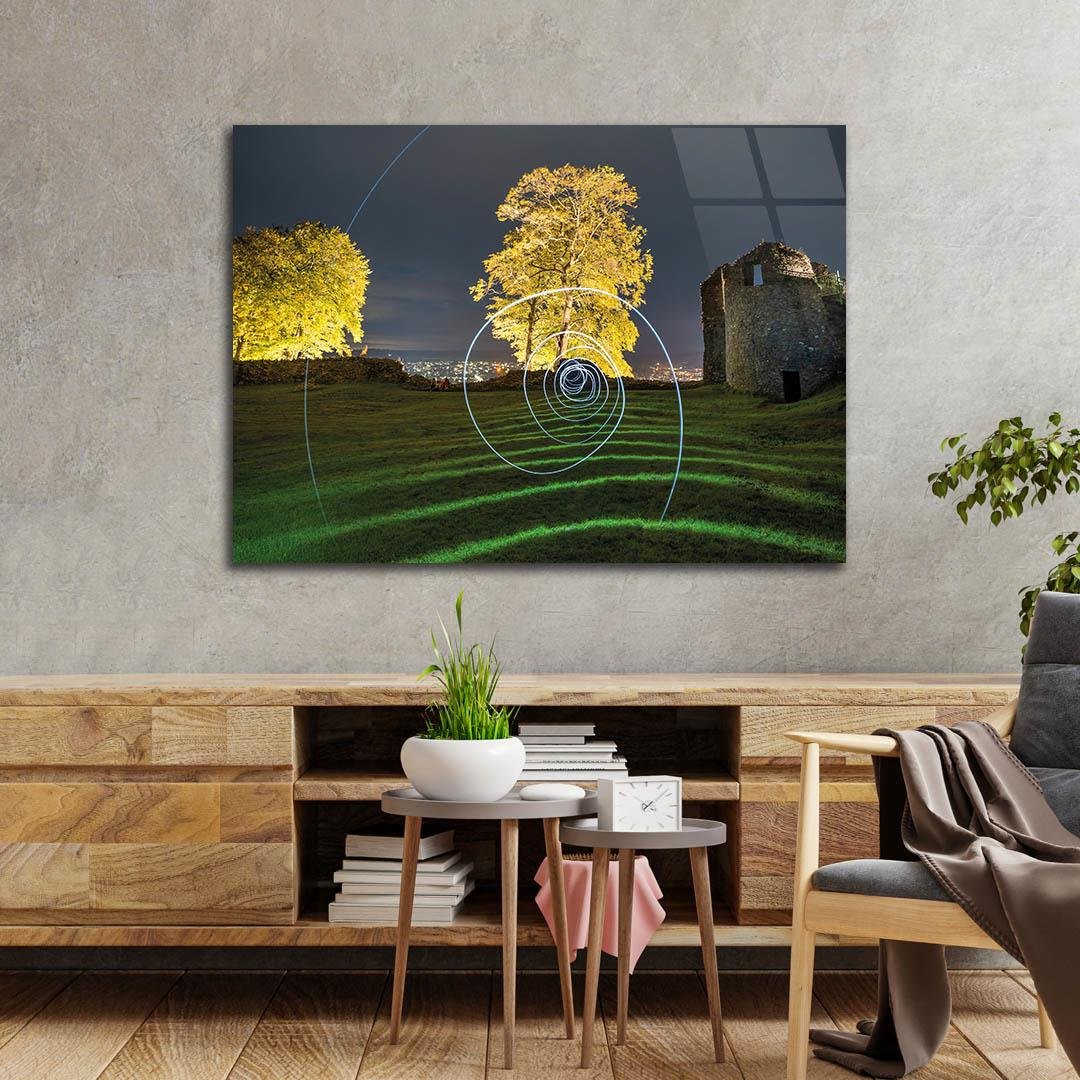 Tempered Glasss Wall Arts Art-Themed