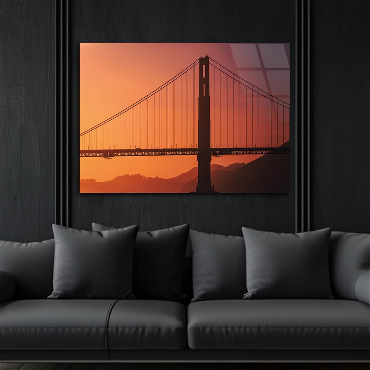 Tempered Glasss Wall Arts Natured-Themed