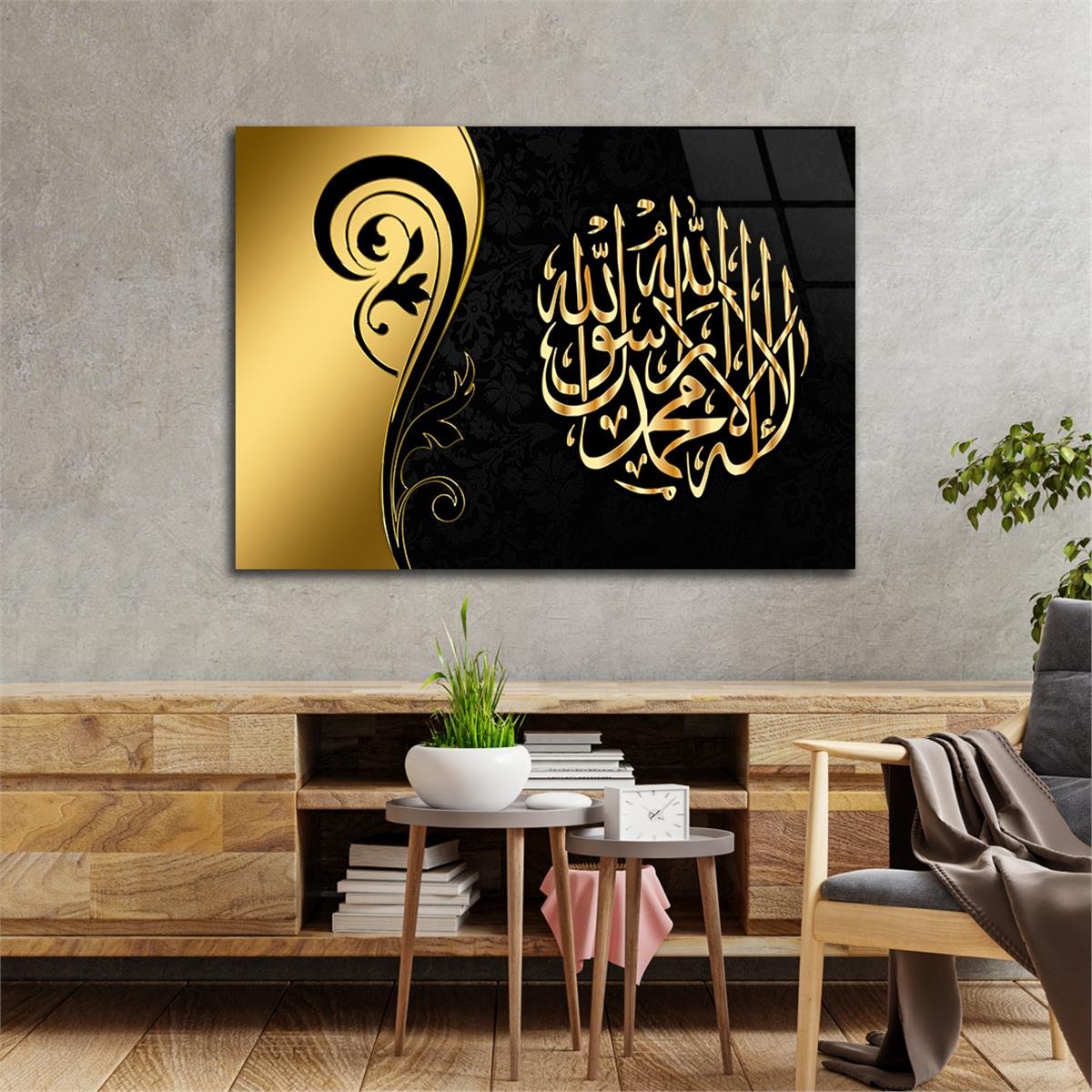 Tempered Glasss Wall Arts Religious-Themed