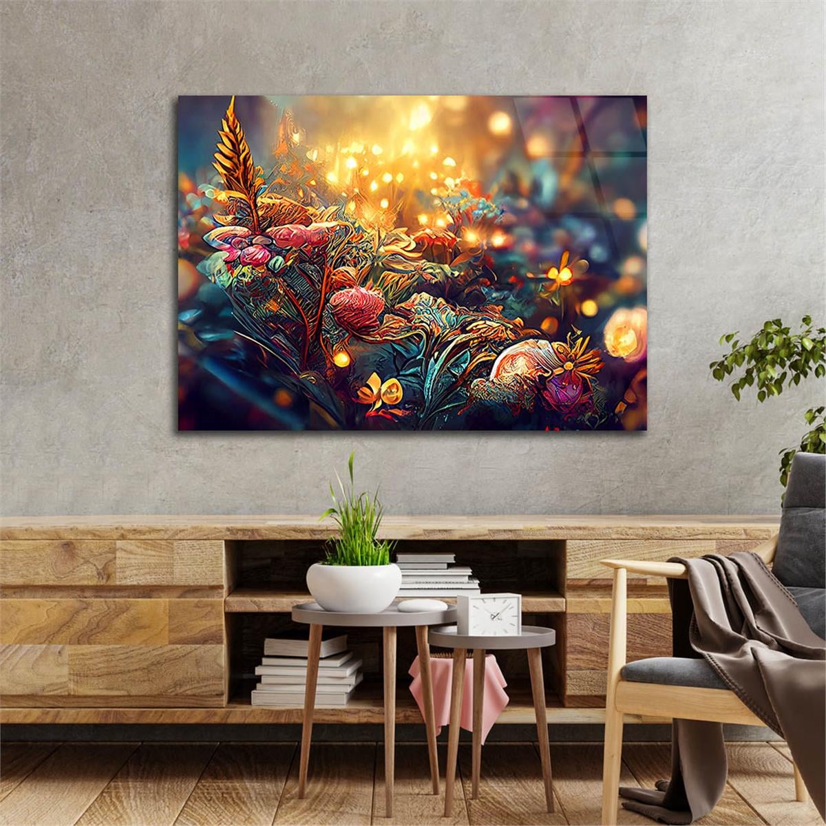 Sanat Temalı Cam Tablo 495