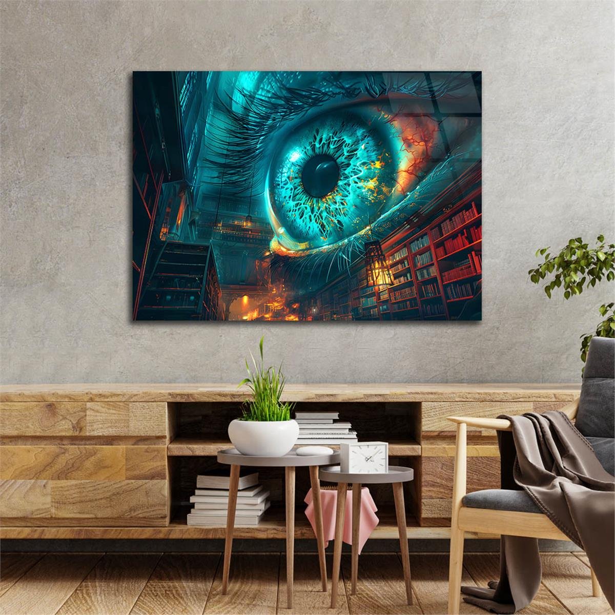 Sanat Temalı Cam Tablo 476