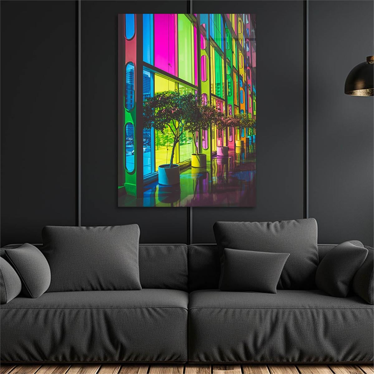 Tempered Glasss Wall Arts Art-Themed