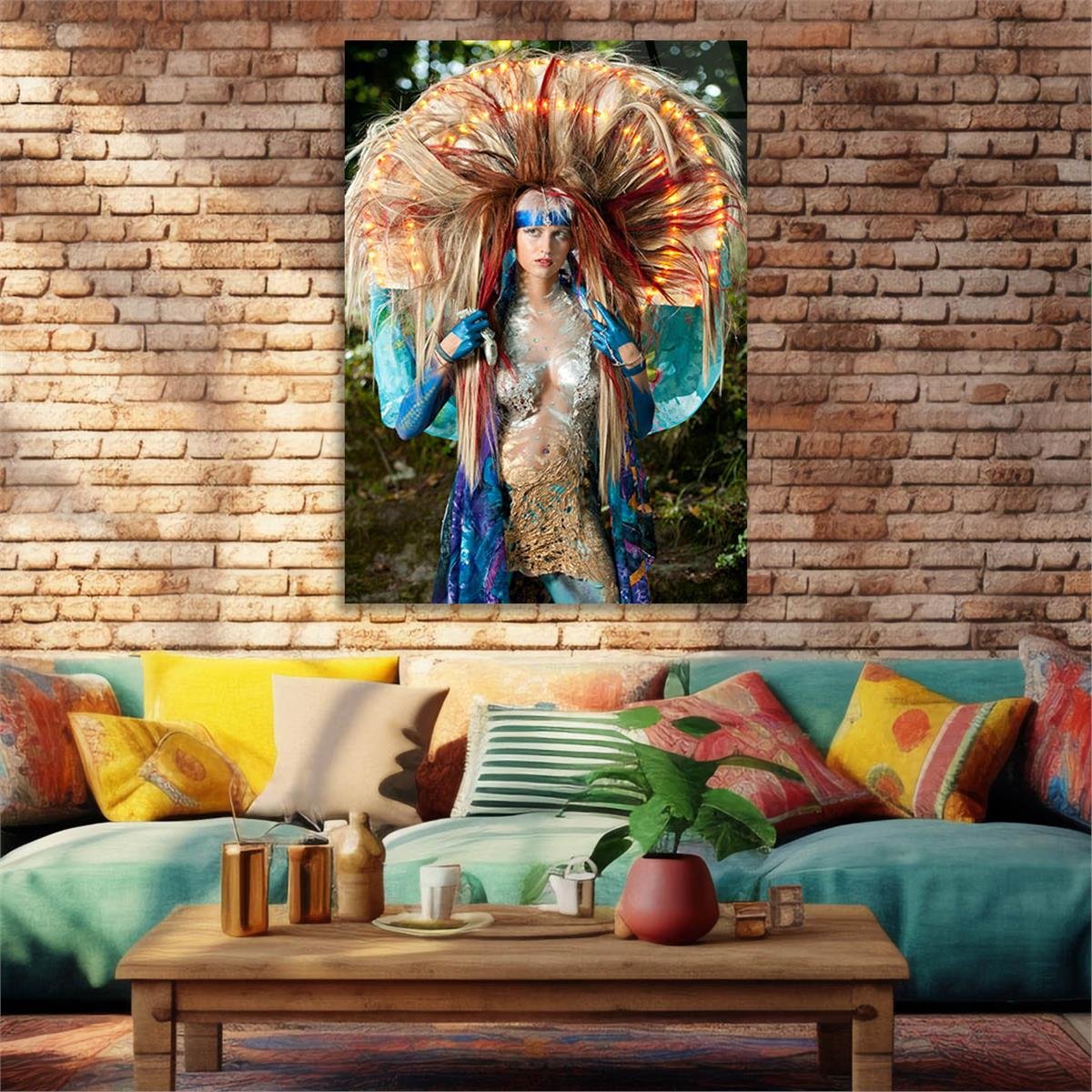 Tempered Glasss Wall Arts Art-Themed