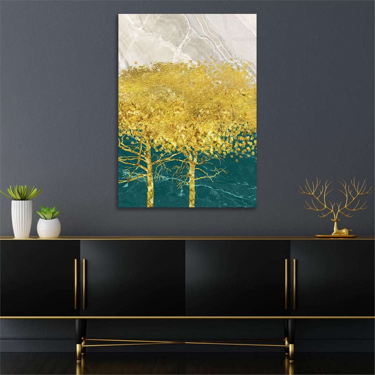 Vertical Tempered Glasss Wall Arts Art-Themed283