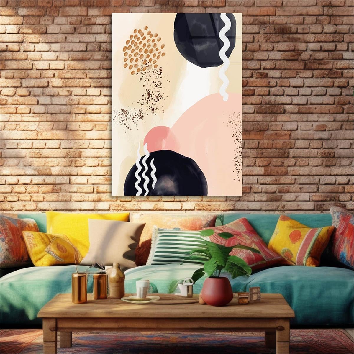 Tempered Glasss Wall Arts Art-Themed