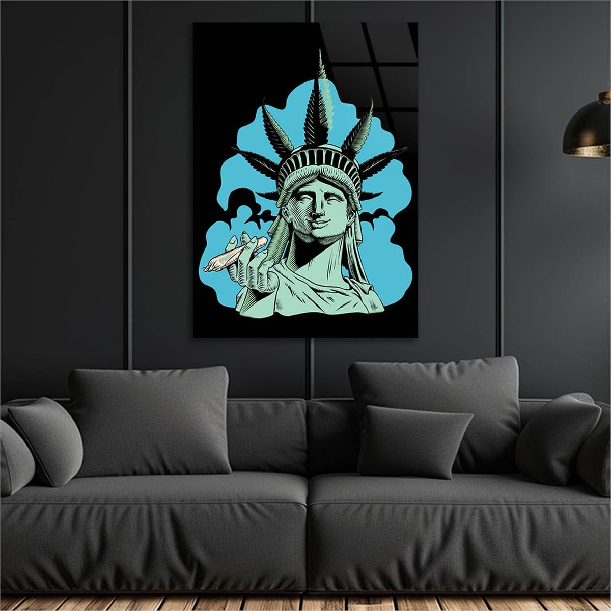 Tempered Glasss Wall Arts Art-Themed
