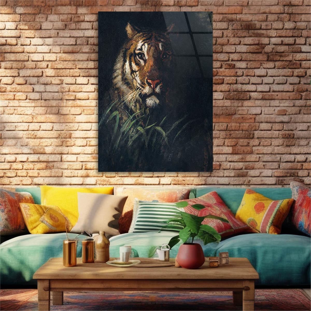 Tempered Glasss Wall Arts Art-Themed