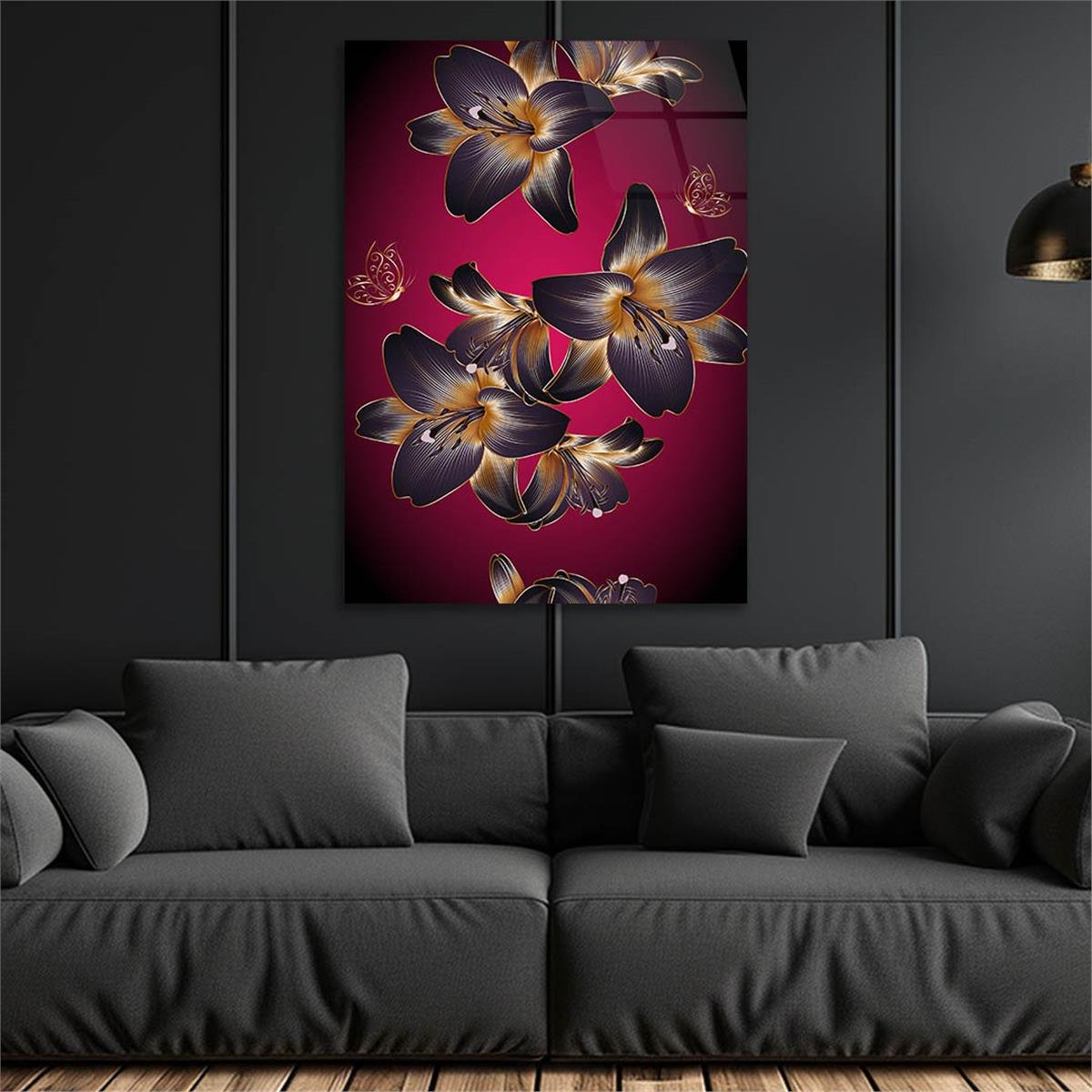 Tempered Glasss Wall Arts Art-Themed