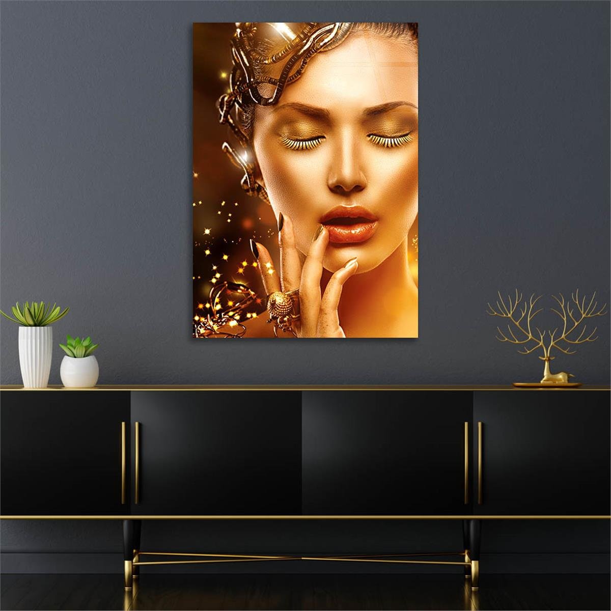 Tempered Glasss Wall Arts Art-Themed