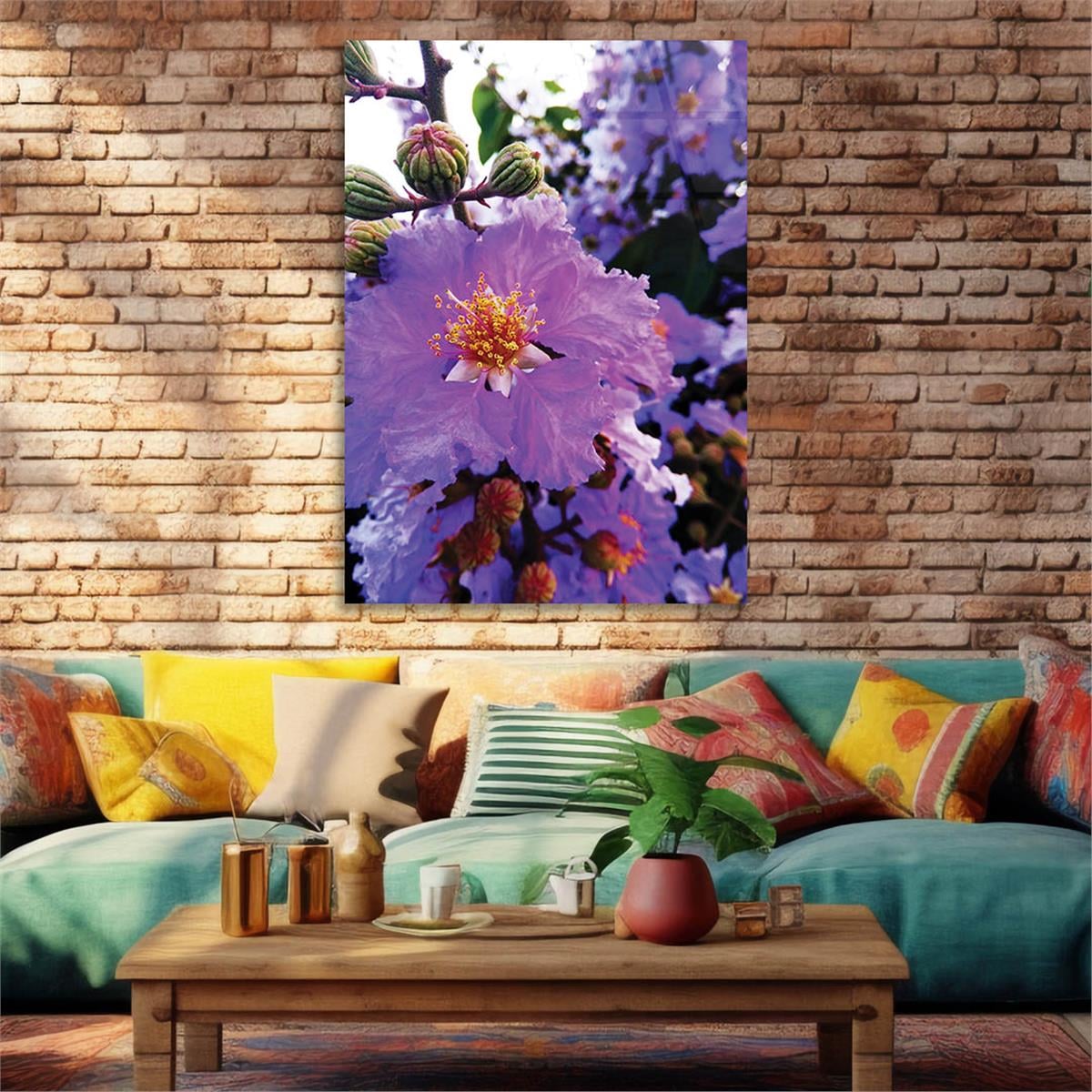 Tempered Glasss Wall Arts Natured-Themed