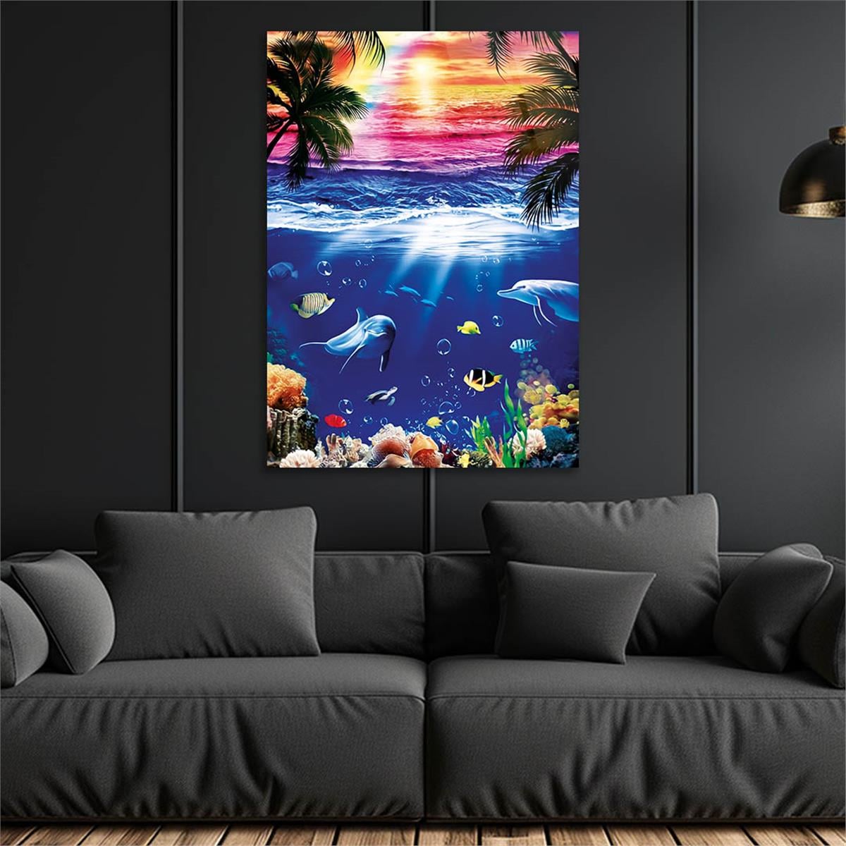 Tempered Glasss Wall Arts Art-Themed