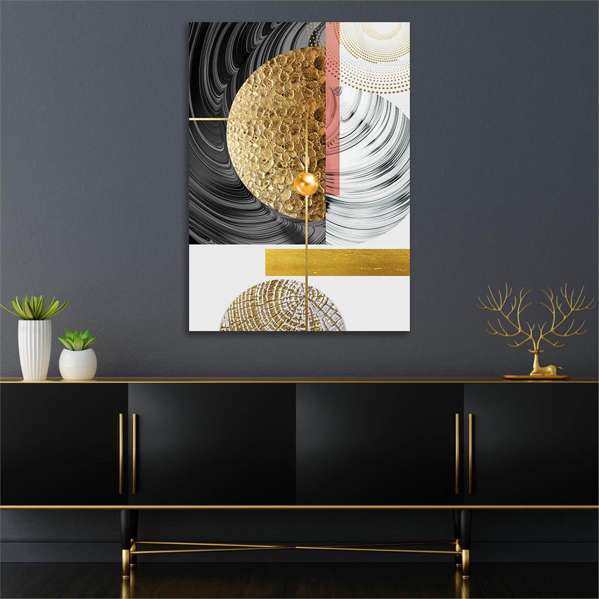 Vertical Tempered Glasss Wall Arts Art-Themed 285