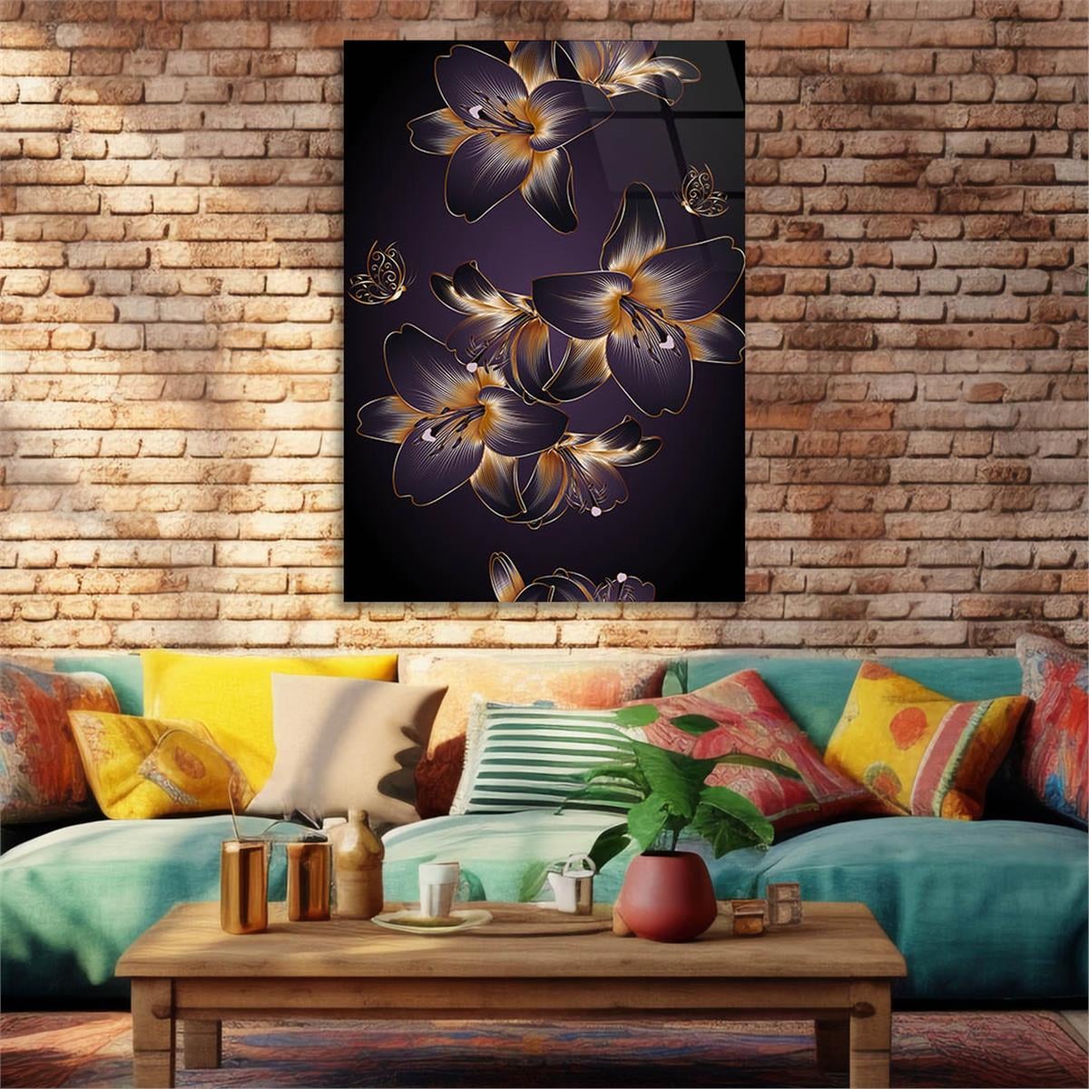 Tempered Glasss Wall Arts Art-Themed