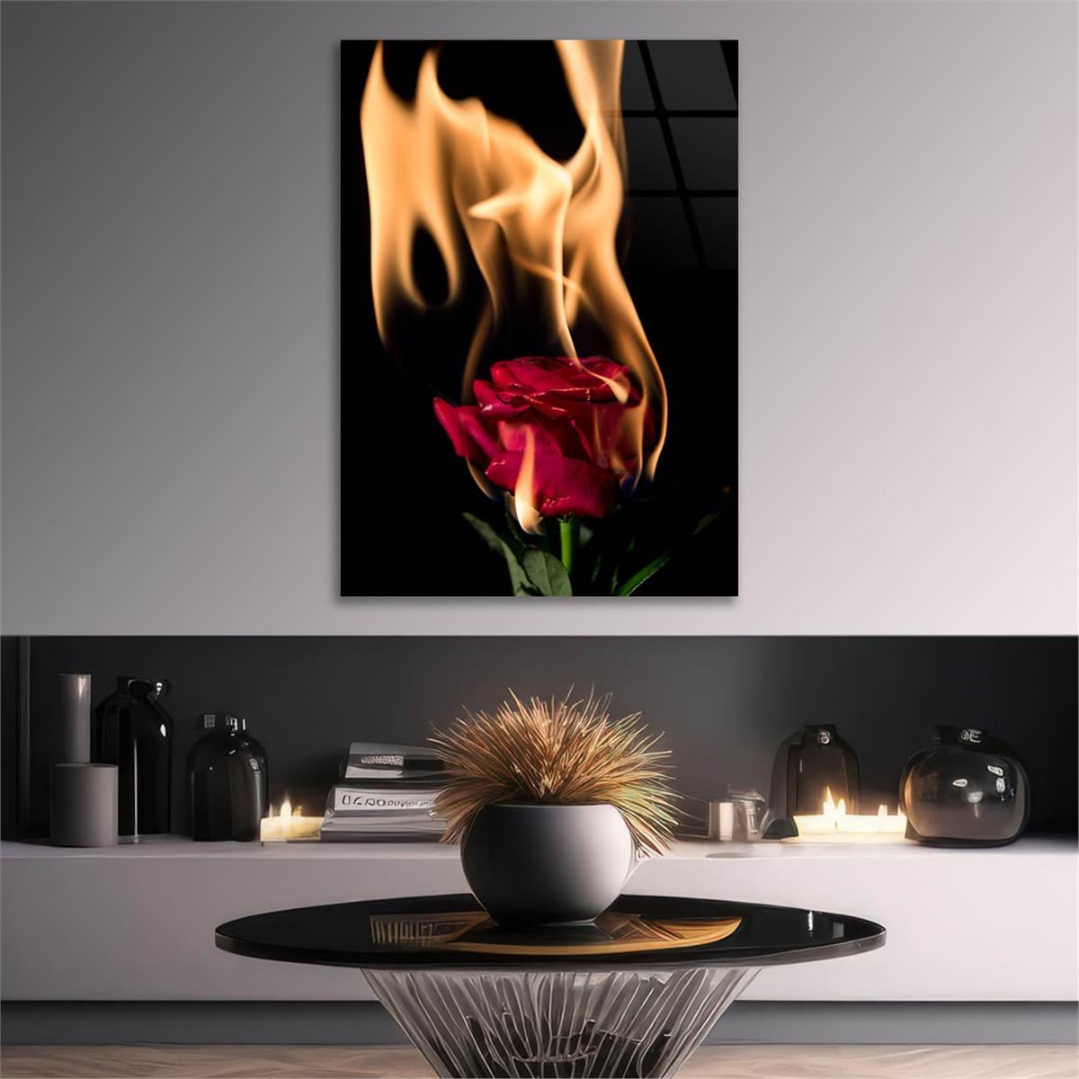 Tempered Glasss Wall Arts Art-Themed