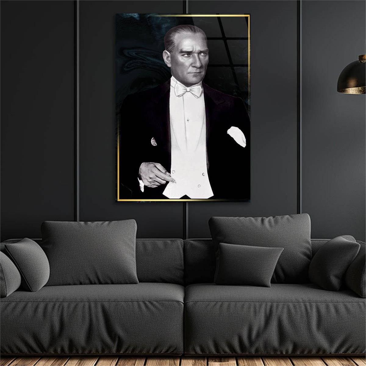 MUSTAFA KEMAL ATATÜRK Tempered Glasss Wall Art