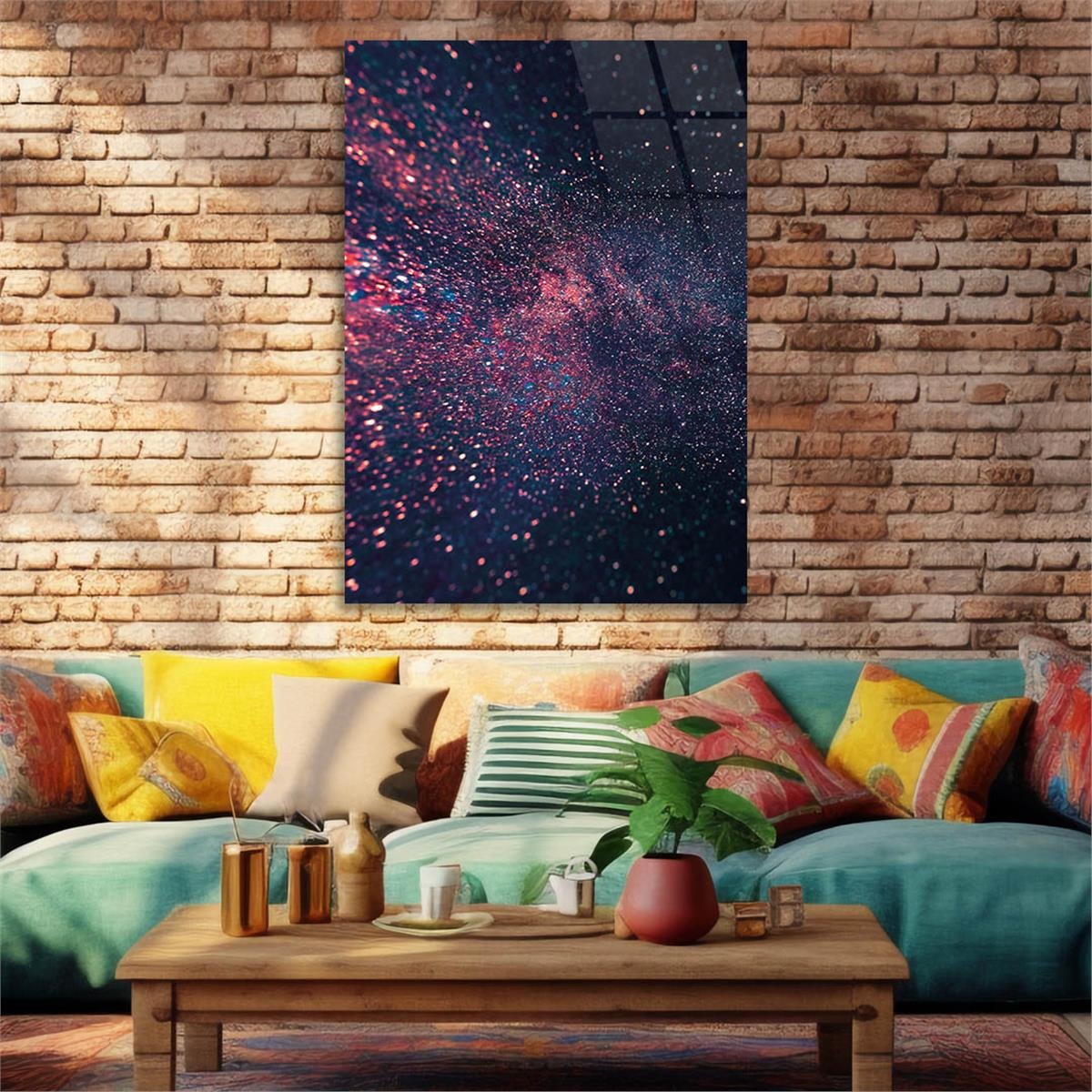 Tempered Glasss Wall Arts Art-Themed