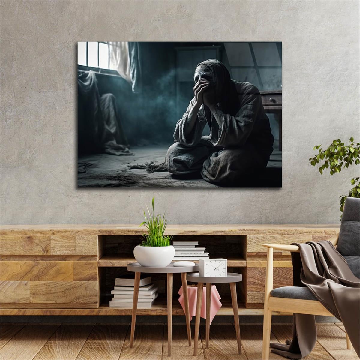 Sanat Temalı Cam Tablo 555
