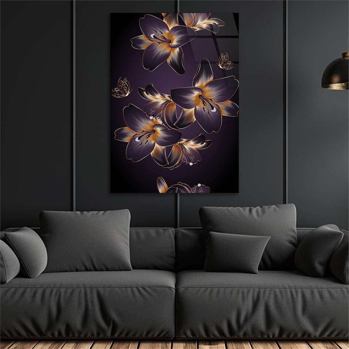 Tempered Glasss Wall Arts Art-Themed