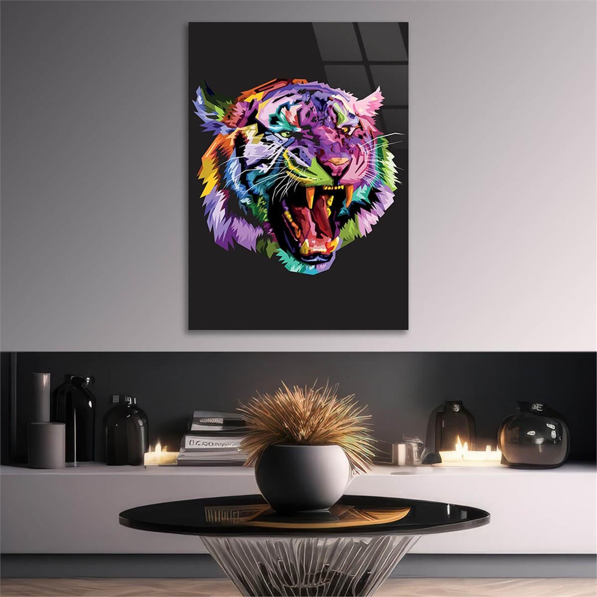 Tempered Glasss Wall Arts Art-Themed