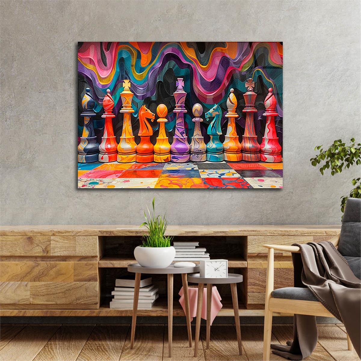 Sanat Temalı Cam Tablo 397
