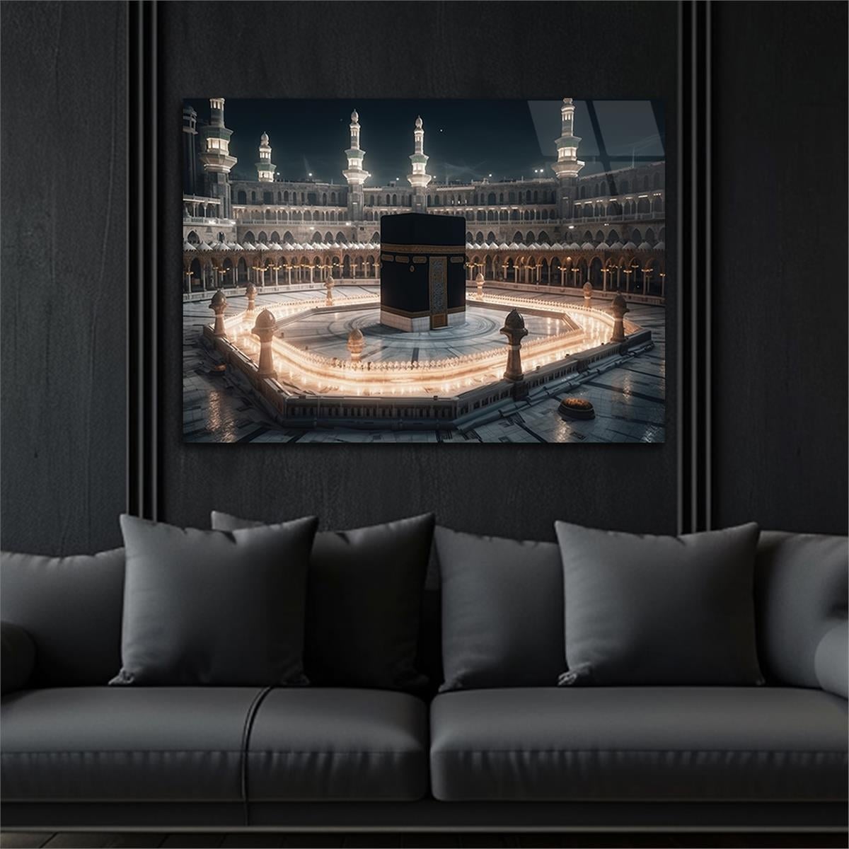 Horizontal Religious-themed Tempered Glass Wall Art 143