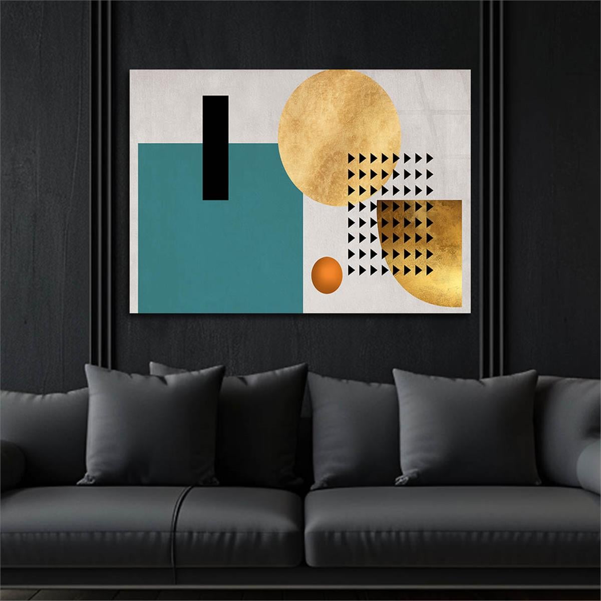 Horizontal Art-Themed Tempered Glass Wall Art 256