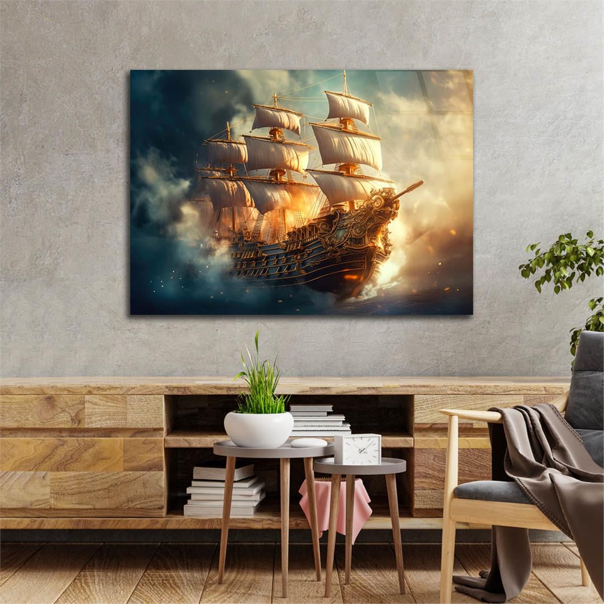 Sanat Temalı Cam Tablo 491