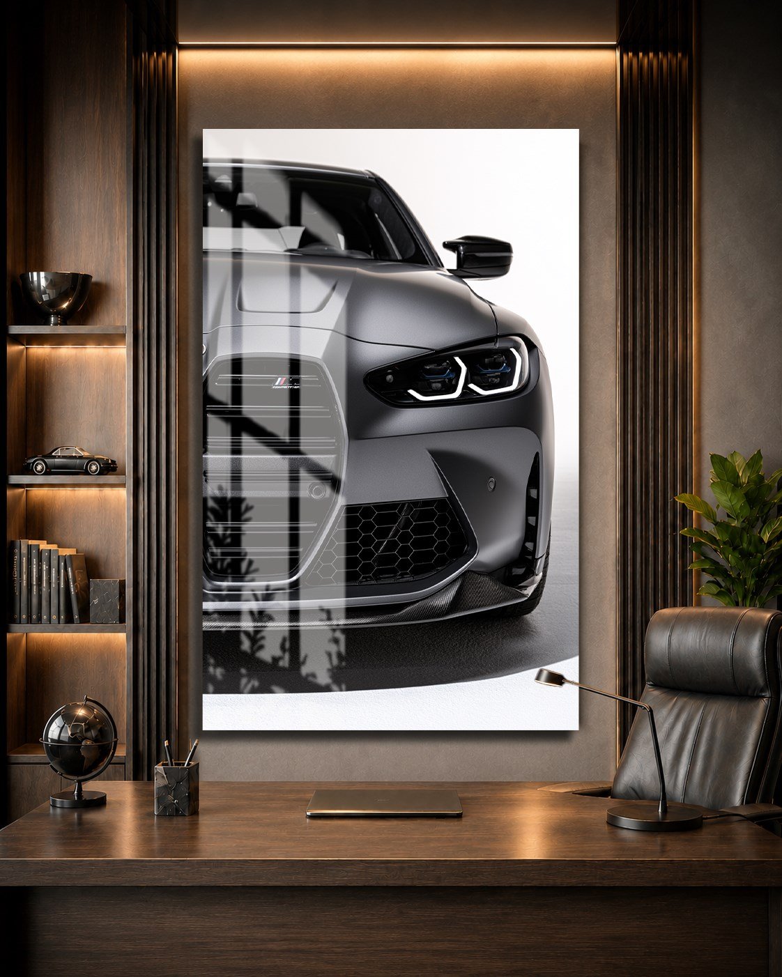 Siyah BMW M4 Competition Cam Tablo