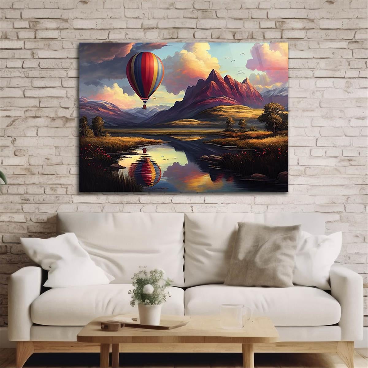 Horizontal Art-Themed Tempered Glass Wall Art 331
