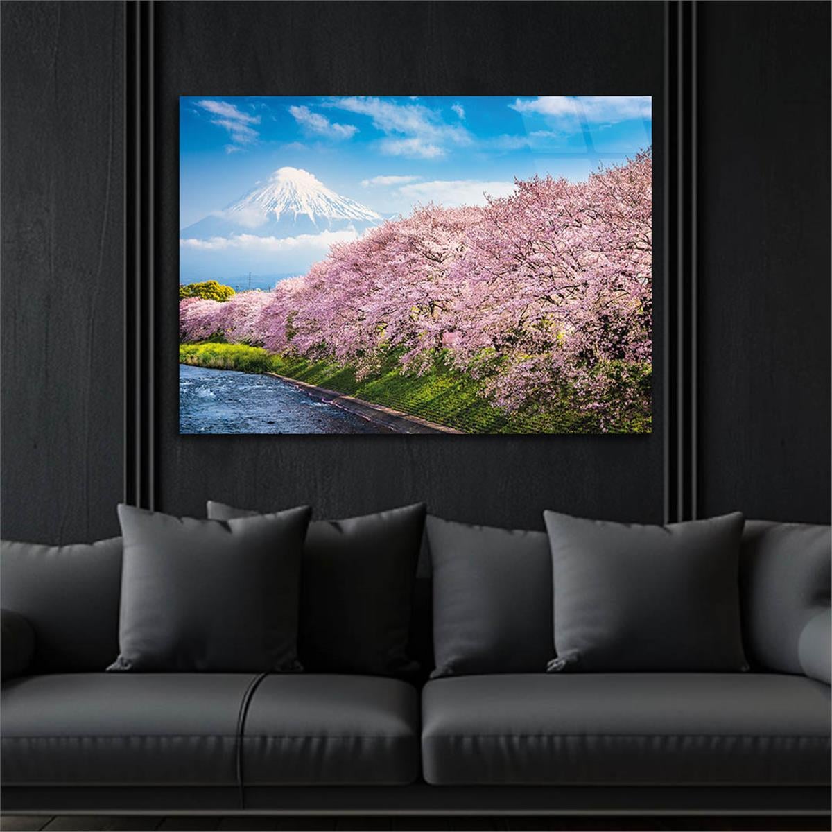 Tempered Glasss Wall Arts Natured-Themed