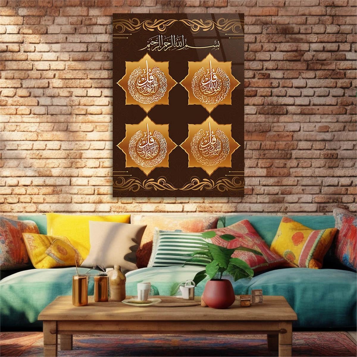 Tempered Glasss Wall Arts Religious-Themed