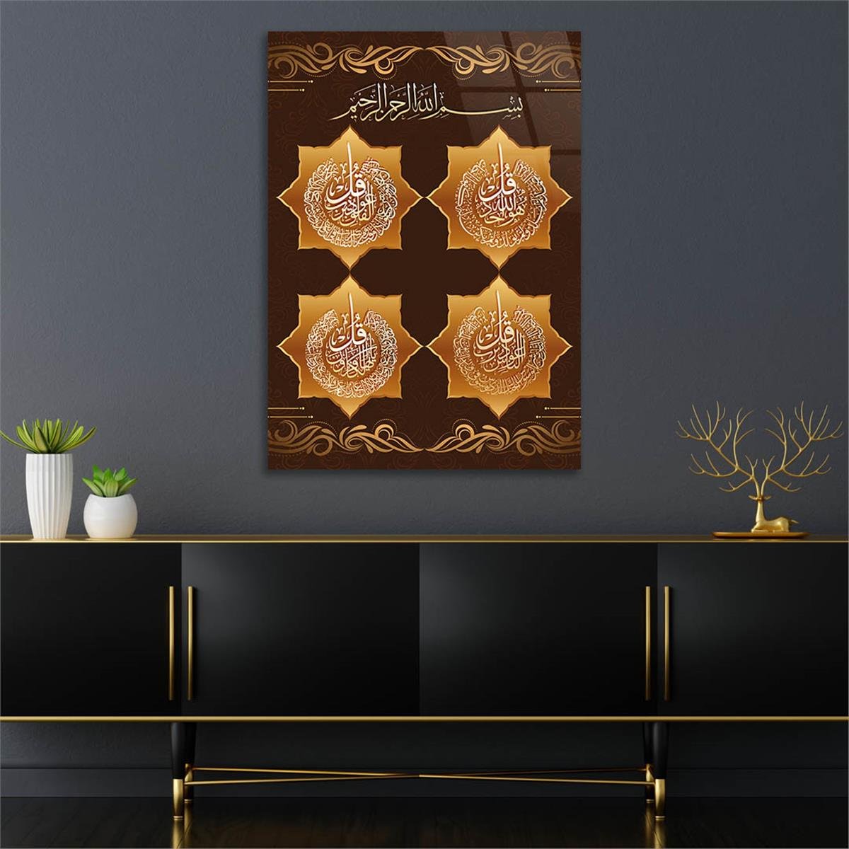 Tempered Glasss Wall Arts Religious-Themed
